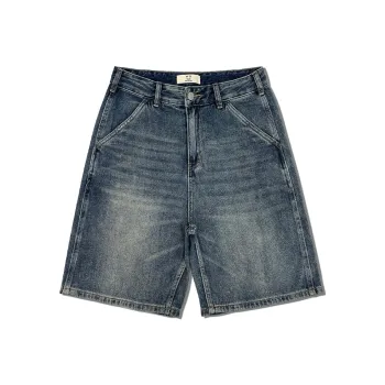 HIPANDA Denim Shorts Men's Nostalgic Blue