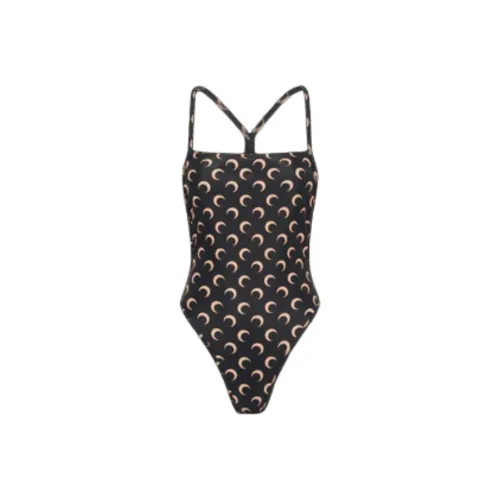 Marine Serre SS25 One piece Swimsuit Women's Brown