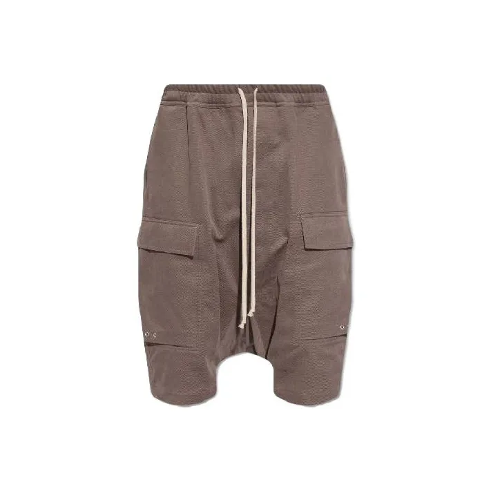 RICK OWENS Casual Shorts Men Brown-0