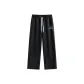 [Comfortable and Breathable]Black (Camping Lifestyle Pants Logo)