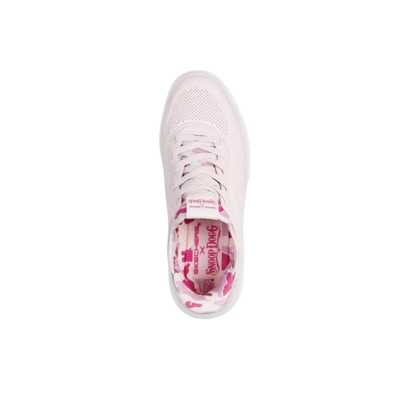 Snoop Dogg x Skechers Snoop One Waterproof, Cushioning, And Breathable Low Top Skateboard Shoes Women's Pink-3