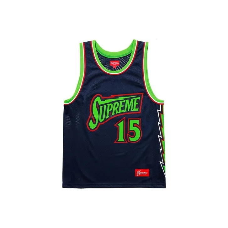 Supreme Bolt Basketball Jersey-0