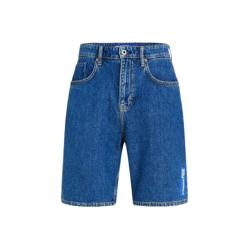 KARL LAGERFELD / Karl Lagerfeld Jeans Straight leg Denim Shorts-0