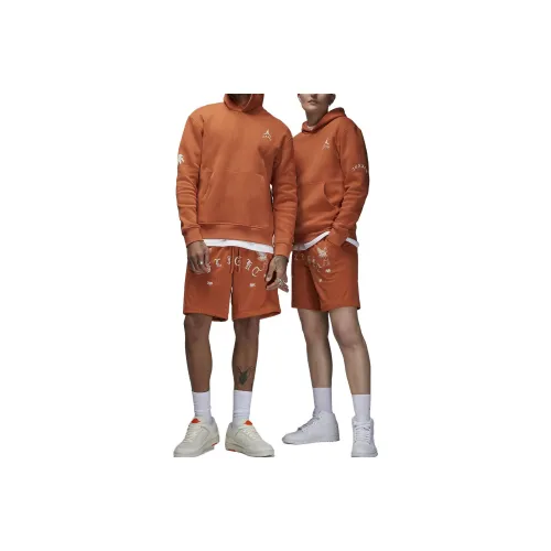 JORDAN Casual Shorts Unisex Orange