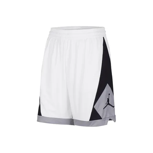 Jordan Jumpman Diamond Basketball Shorts Men's White