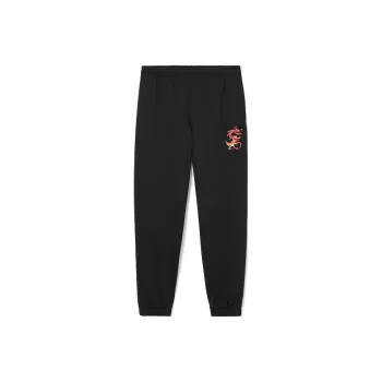 LACOSTE Year Of The Dragon Chinese New Year Series Casual Pants Men Black