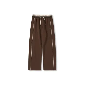 NERDY FW24 Casual Pants Unisex Red Brown