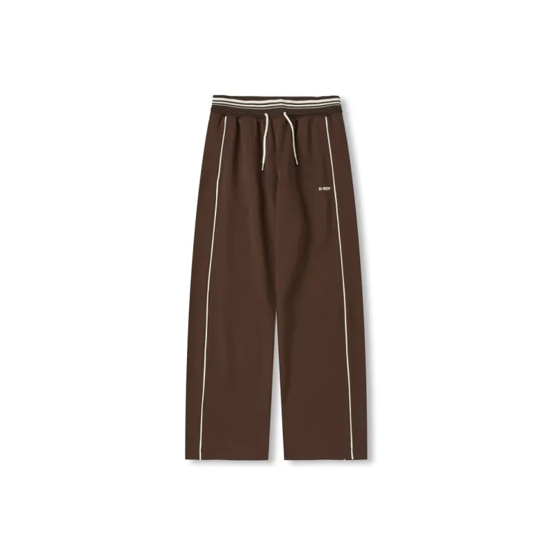 NERDY FW24 Casual Pants Unisex Red Brown-0