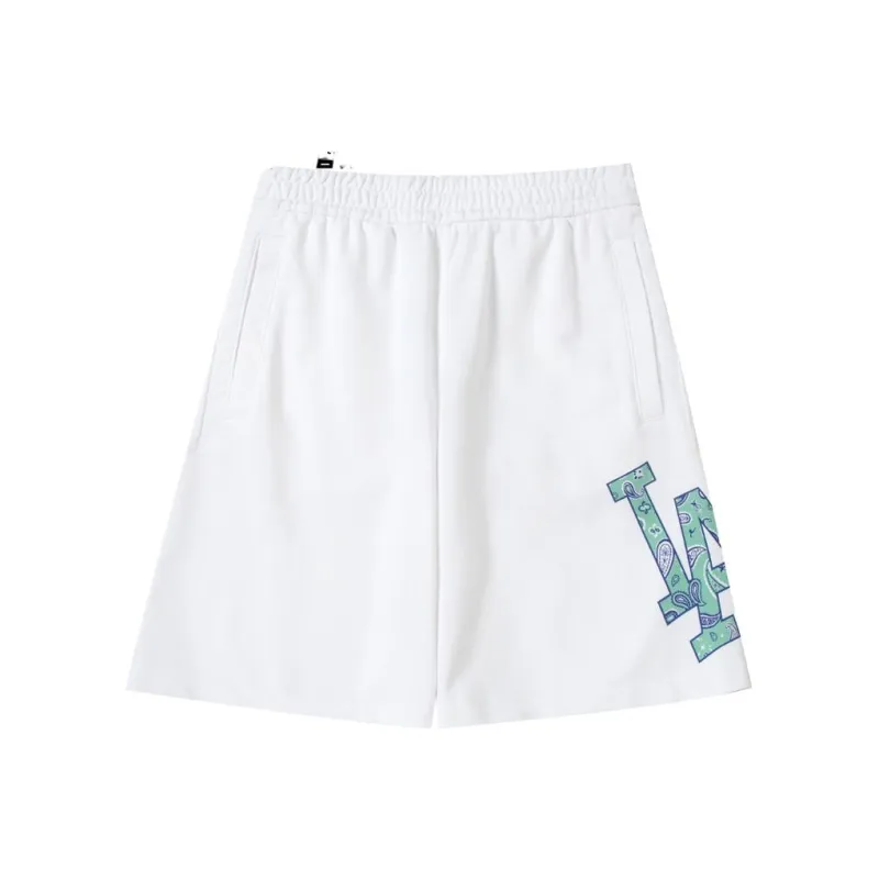 MLB Mlb Cashew Flower Casual Shorts Unisex White-0
