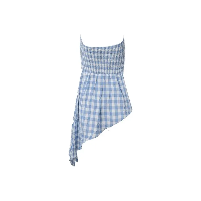 AURORA MUSE Strapless Top Women's Blue-1