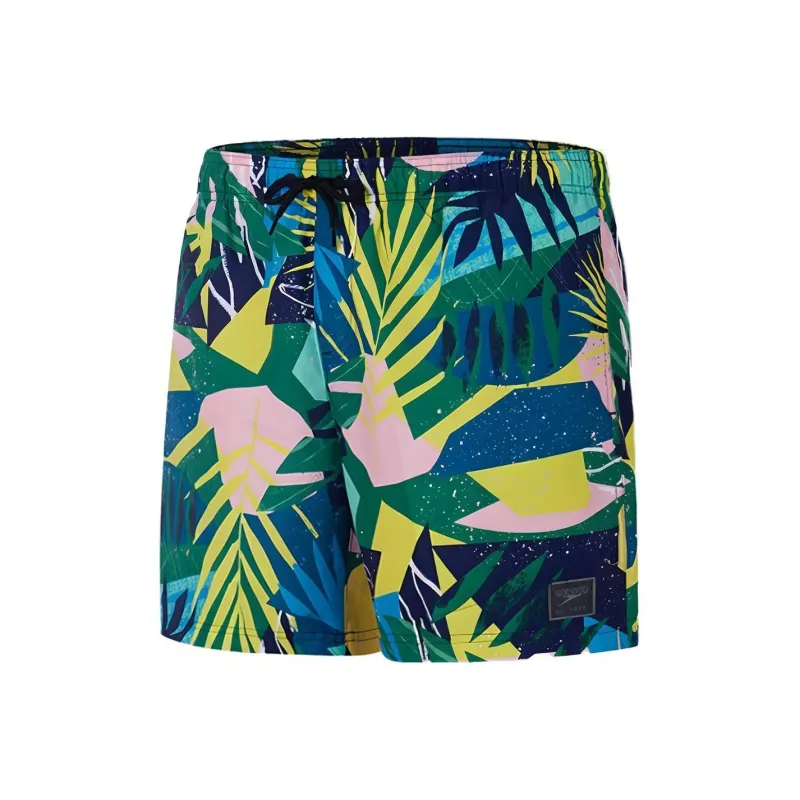 Speedo Swimming Shorts Men Yellow/Pink-0
