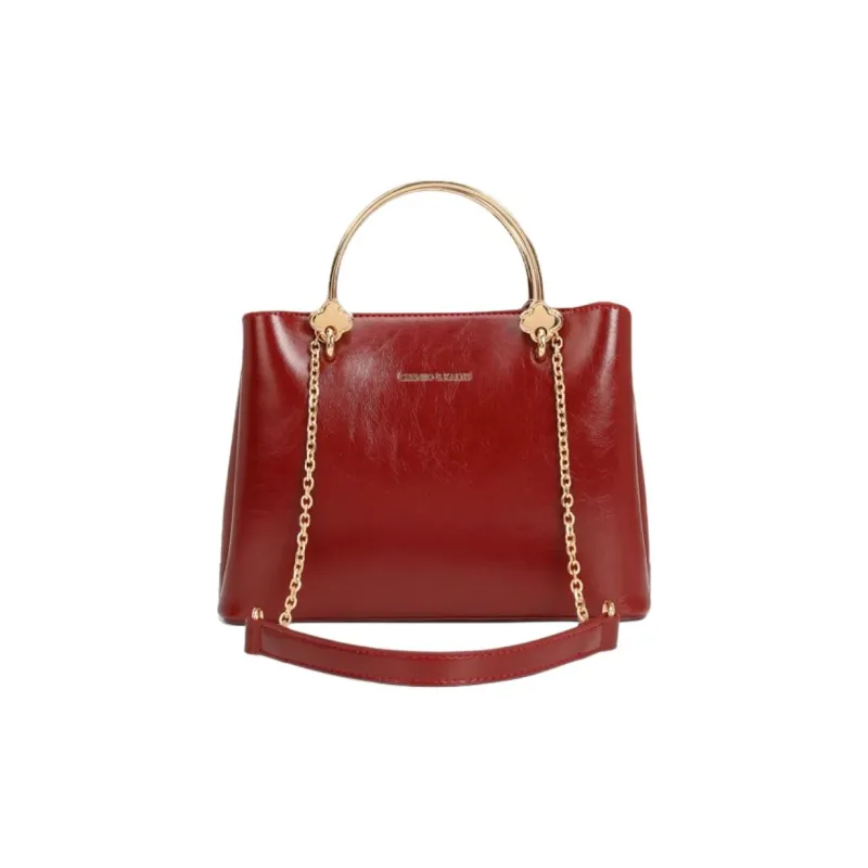CLEVER& KETCH PU One Shoulder Handbag Women's Red-0