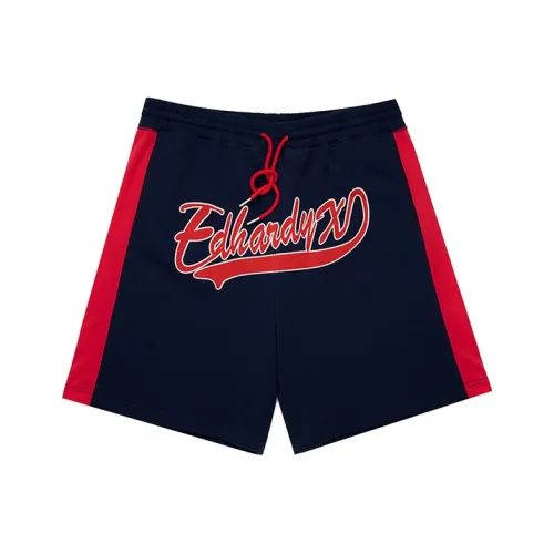 ED HARDY X Casual Loose Unisex Navy Blue