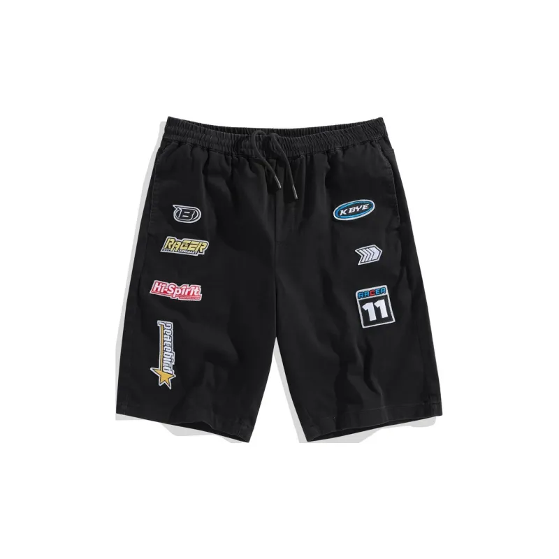 PEACEBIRD MEN Denim Shorts Men's Black-0