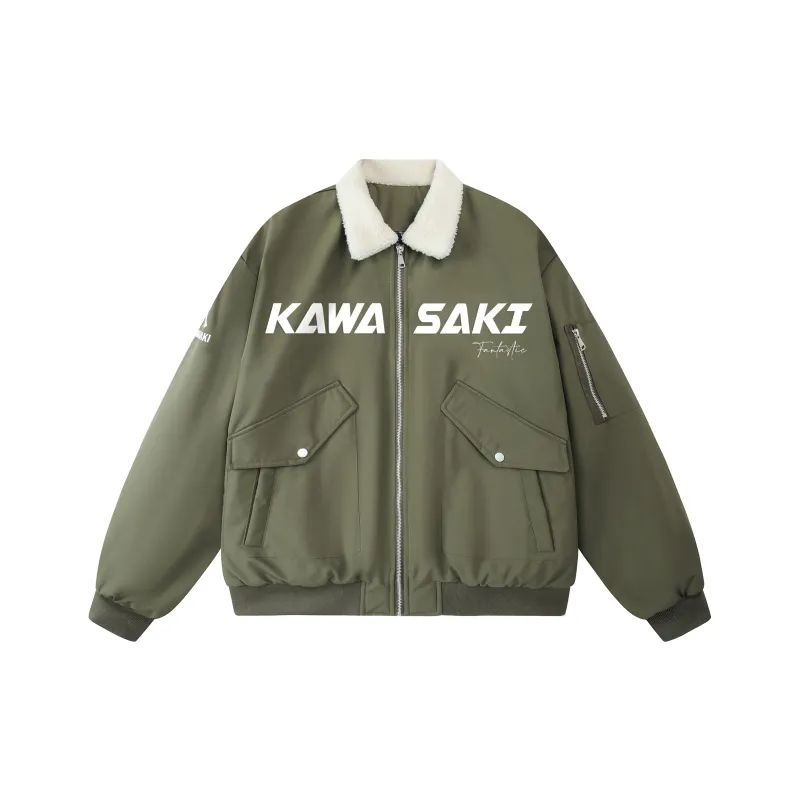 Kawasaki Puffer Jackets Unisex-8