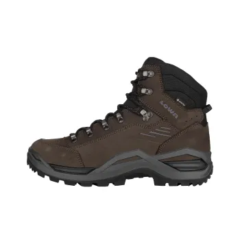 Lowa Renegade Anti Slip Wear Resistant Mid Top Hiking Shoes Men's Umber