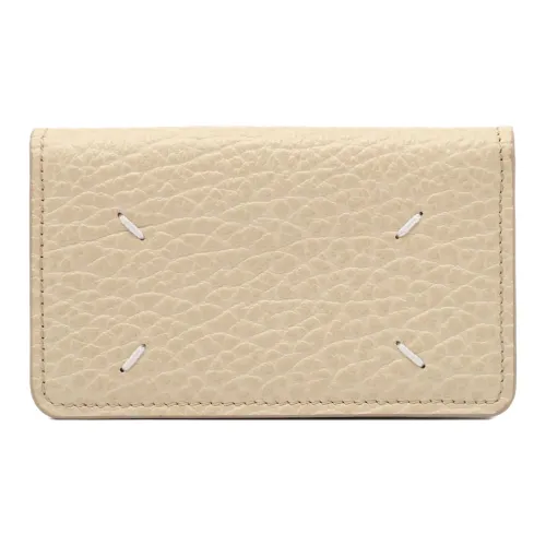 Maison Margiela Calfskin Wallet Women's Sandy Beige