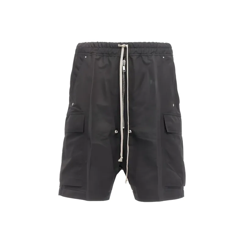 RICK OWENS Casual Shorts Men Black-0