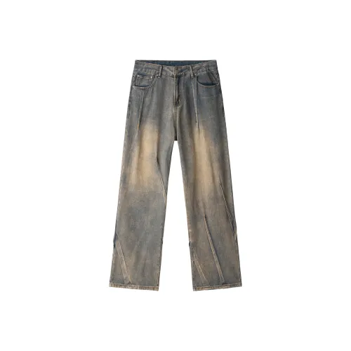 XINYINSU 24FW Jeans Unisex Vintage Blue