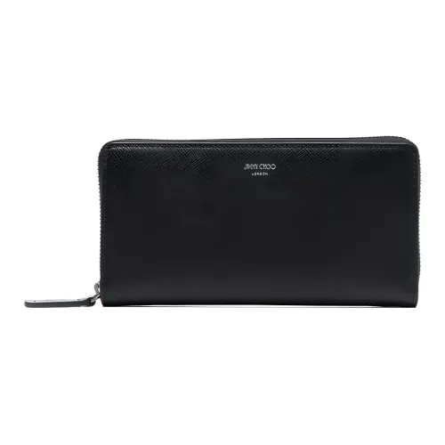 Jimmy Choo Calfskin Wallet Men's Black