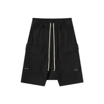 RICK OWENS Drop-crotch Cargo Shorts
