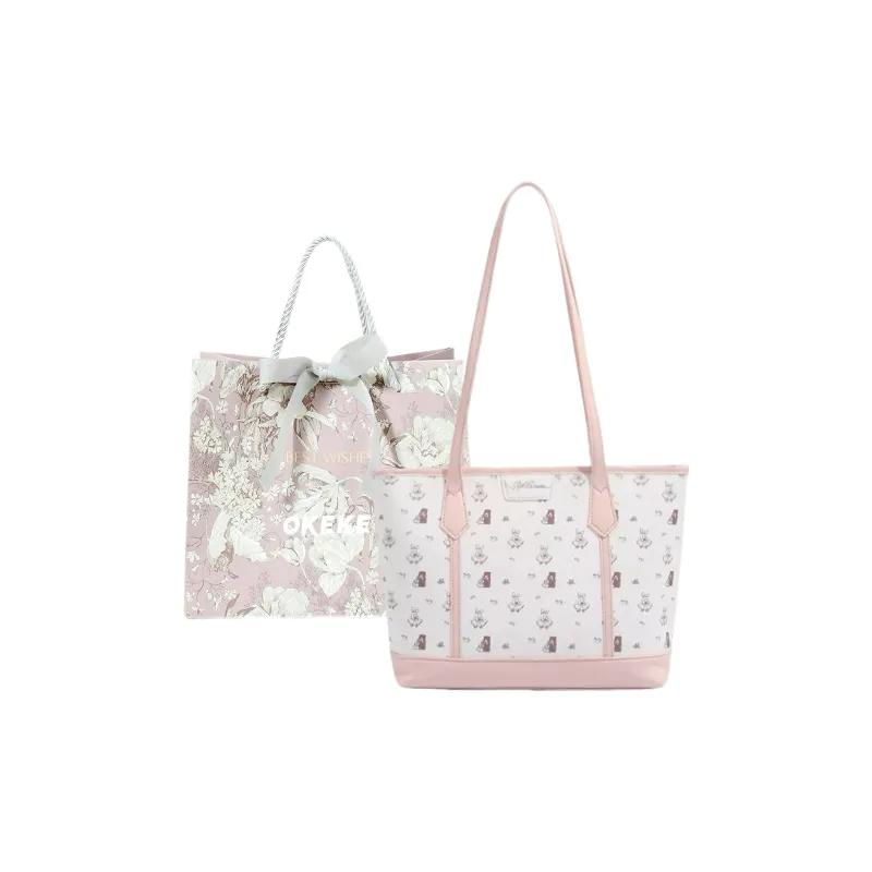 OKEKE PU Tote Bag, Shoulder Bag Unisex Multicolor-1
