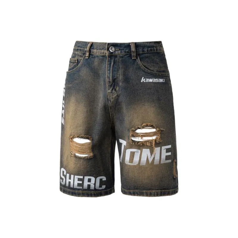Kawasaki Denim Shorts Unisex-12