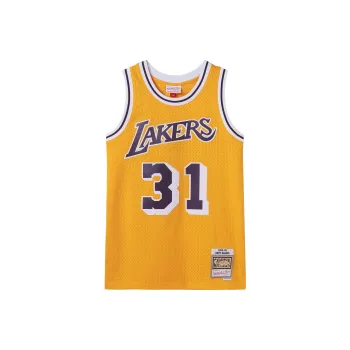 Mitchell Ness Basketball Jerseys Unisex Yellow