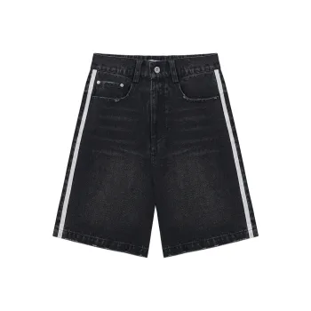 UNVESNO Casual Shorts Men Black