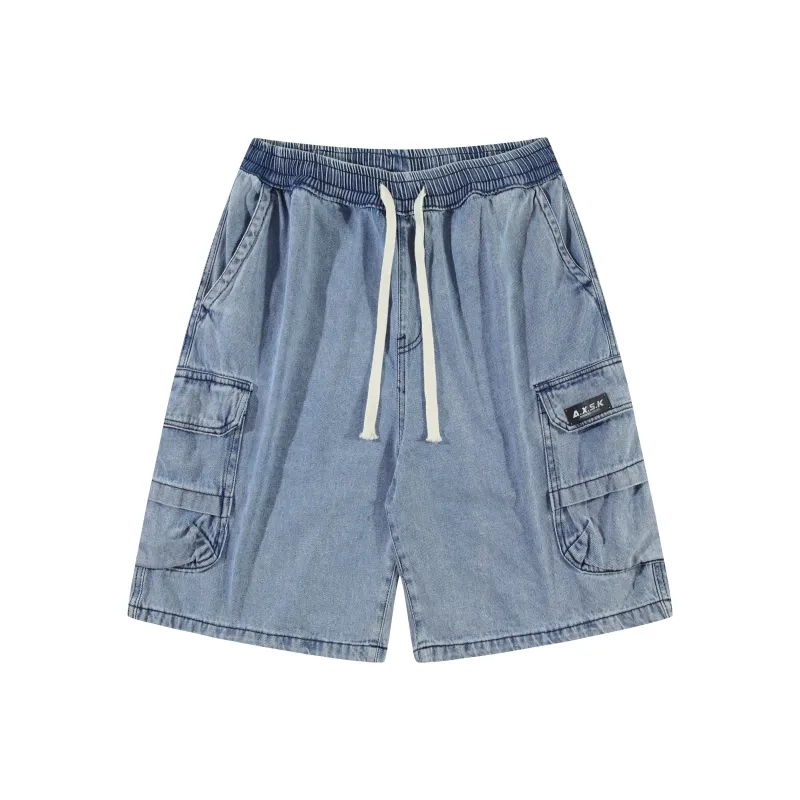 A.X.S.K Denim Shorts Unisex-8