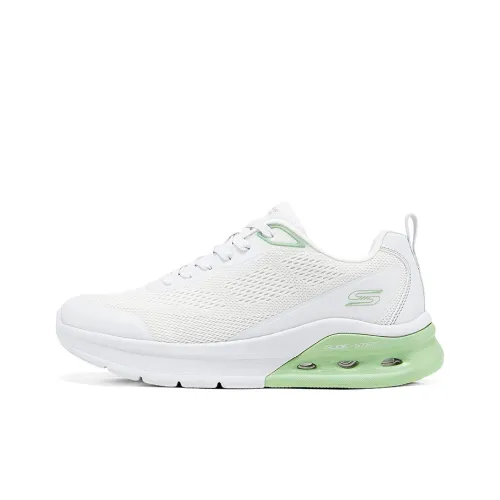Skechers BOBS Sport Cushioning Wear Resistant Low Top Casual Shoes Men's White Green