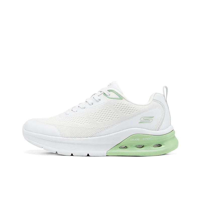 Skechers BOBS Sport Cushioning Wear Resistant Low Top Casual Shoes Men's White Green-0