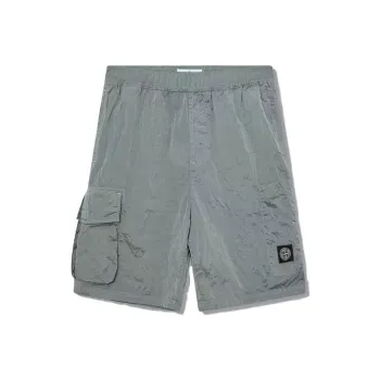 STONE ISLAND SS23 Casual Shorts Men's Haze Blue