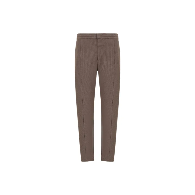 EMPORIO ARMANI Asv Travel Essentials Waffle Jersey Trousers-0