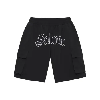 Afgk X CLOTTEE X AFGK Co Brand Series SS23 Casual Shorts Unisex Black