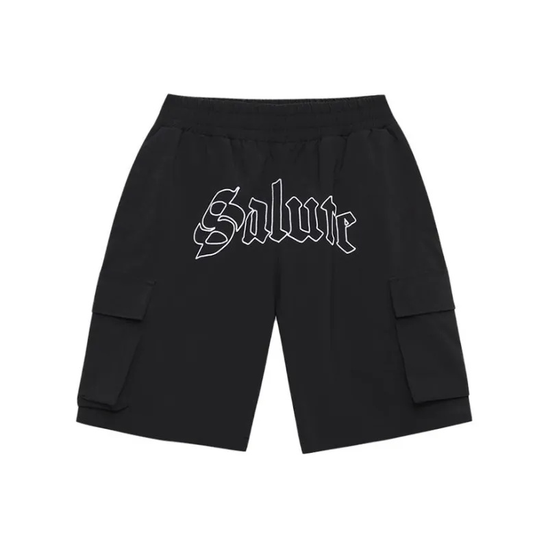 Afgk X CLOTTEE X AFGK Co Brand Series SS23 Casual Shorts Unisex Black-0