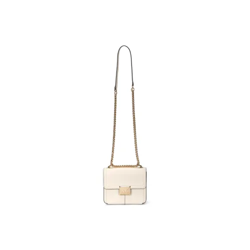 MICHAEL KORS Sonia Leather Shoulder Bag, Crossbody Bag Trumpets Women's Cream