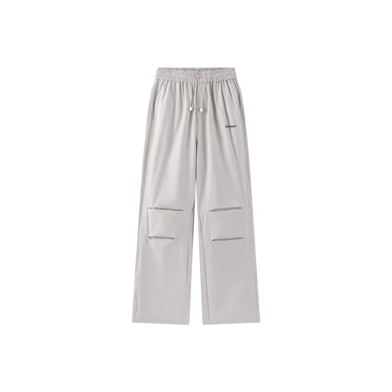 LOOX! Casual Pants Unisex White Gray-0