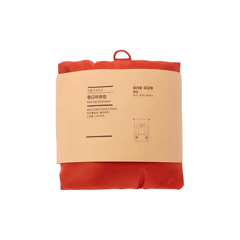 MUJI Polyamide Backpack Medium Size Unisex Orange-2
