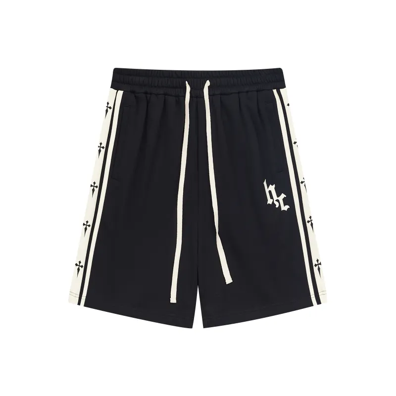 HARSH AND CRUEL Casual Shorts Men Black-0