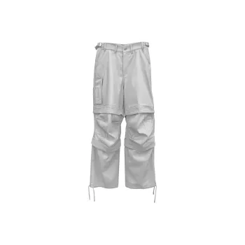 FARFROMWHAT FW23 Casual Pants Men's White