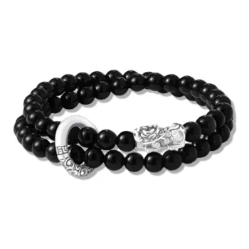 Lang Wind Obsidian Bracelets Unisex
