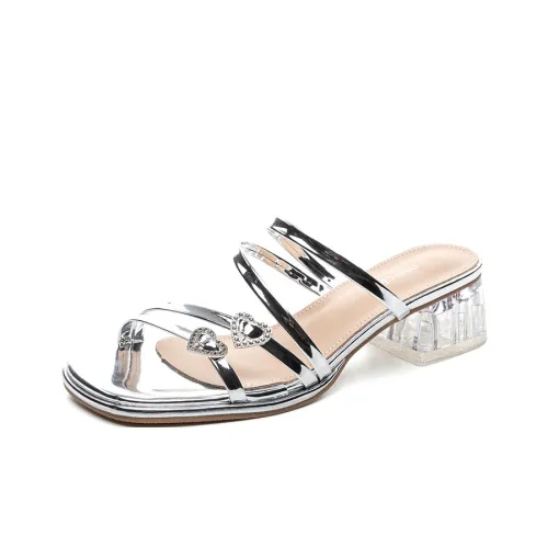 Medd Slide Slippers Women's Silver