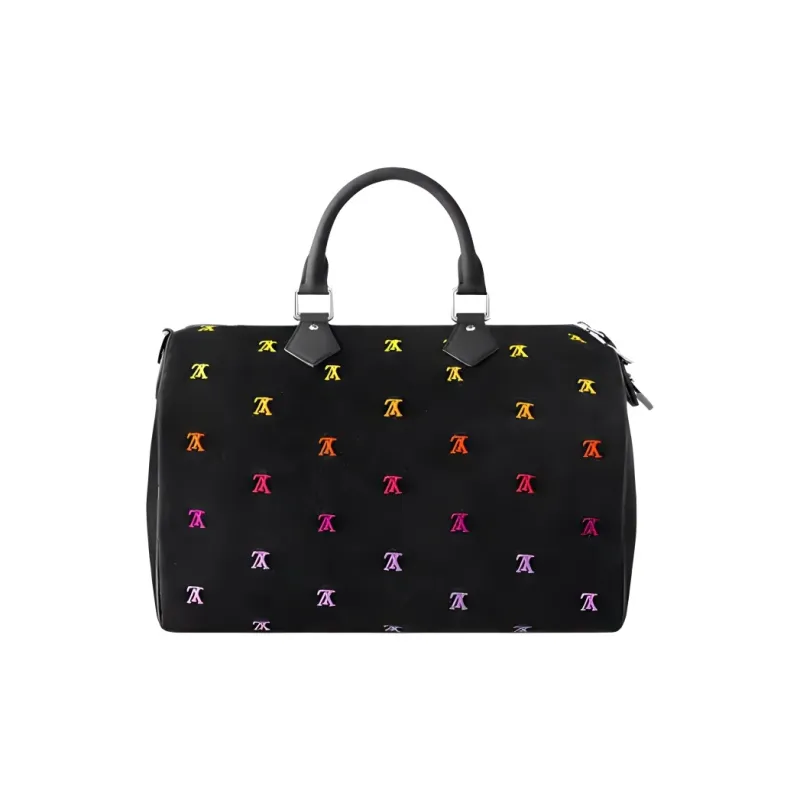 LOUIS VUITTON Speedy Blason Denim Shoulder Bag, Crossbody Bag, Handbag Men's Gradient Orange-2