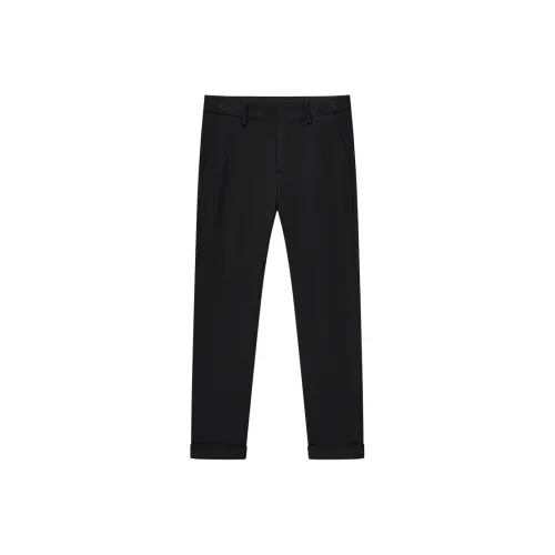 DEGAIA Casual Pants Men's Black