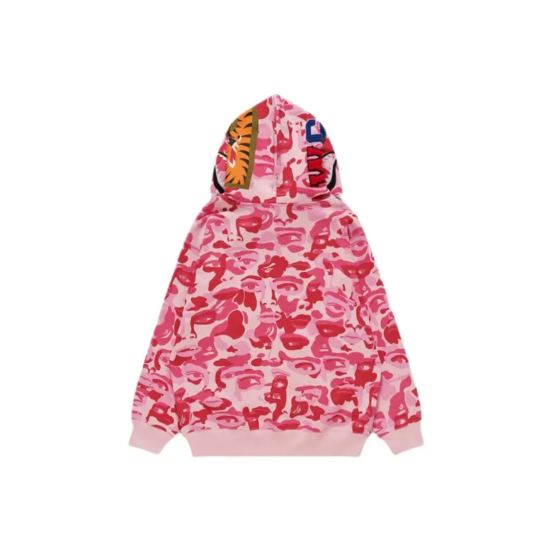 Bape X KidSuper Camo Shark Full Zip Hoodie-5