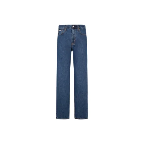 calvin Sneakers graphic Jeans Men's Denim Blue