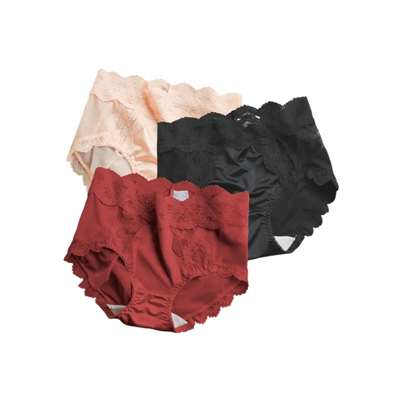 XIA.WA.ZHI.XIU Underpants Women's Shopping Bag 3 Pack-0