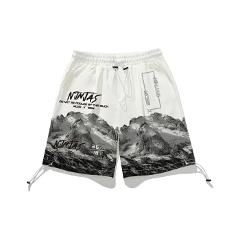 SANSYAS Casual Shorts Unisex White