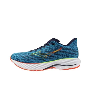 Mizuno Wave Rider 28 Anti Slip Wear Resistant Low Top Running Shoes Men's Blue